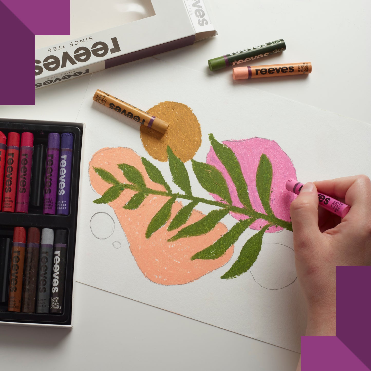 Oil Pastel Colour Set – 24 Assorted Colours