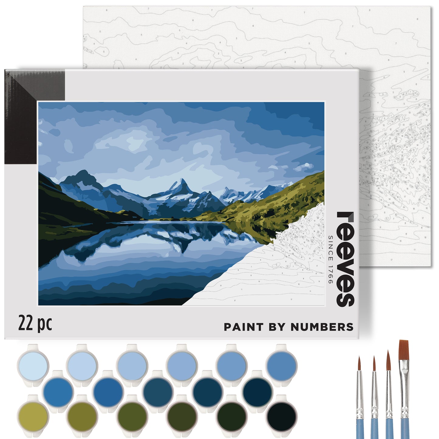 Paint by Numbers for Adults - Mountain Landscape