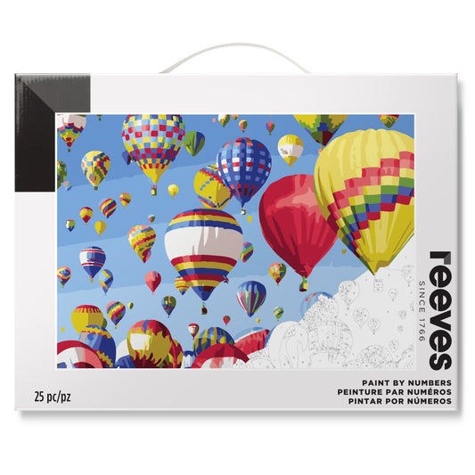Paint by Numbers for Adults - Hot Air Balloons