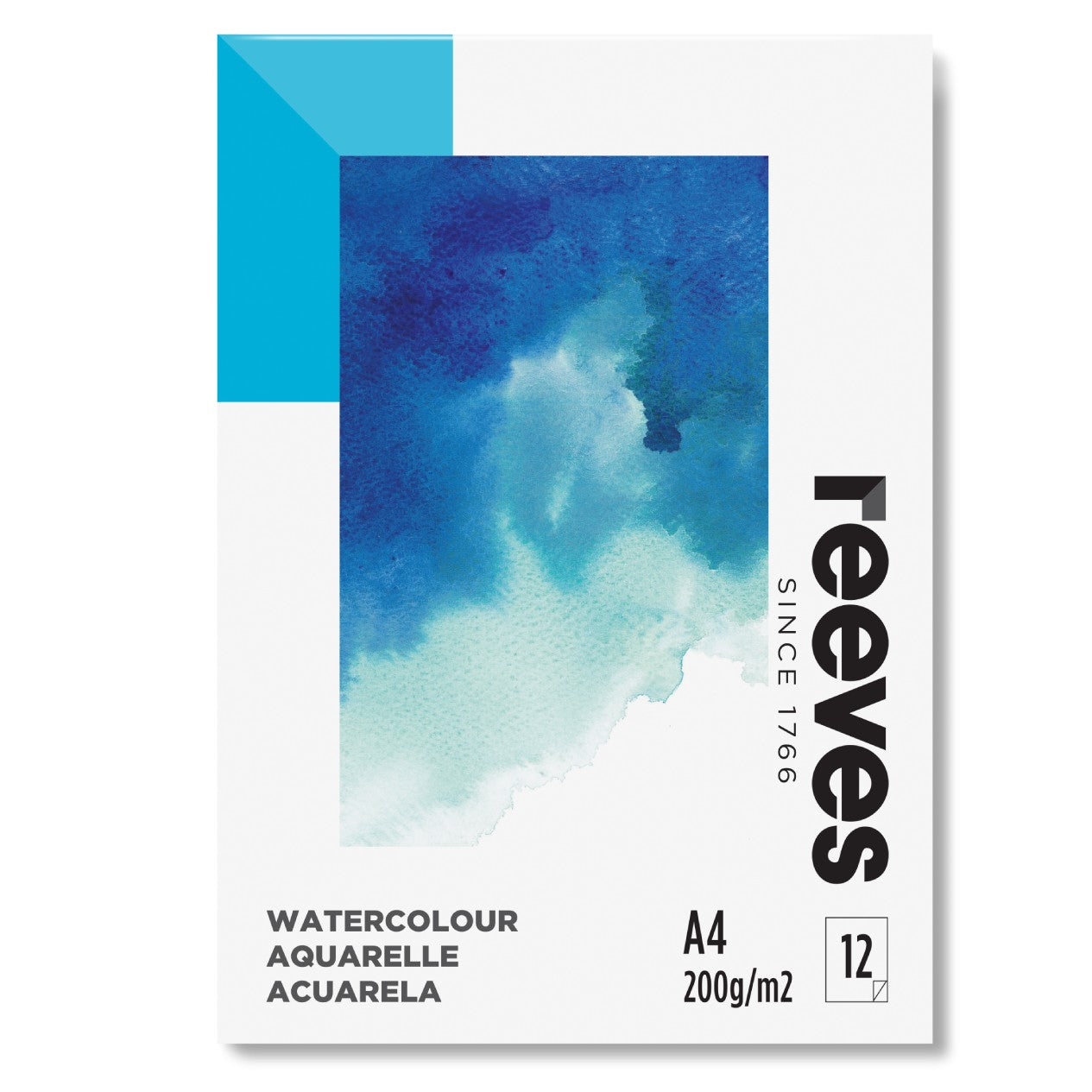 Watercolour Paper Pad - A4 (12 Sheets)