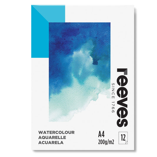 Watercolour Paper Pad - A4 (12 Sheets)