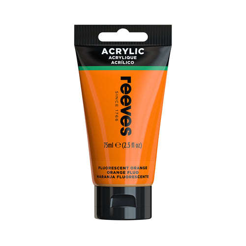 Acrylic Paint - Fluorescent Orange