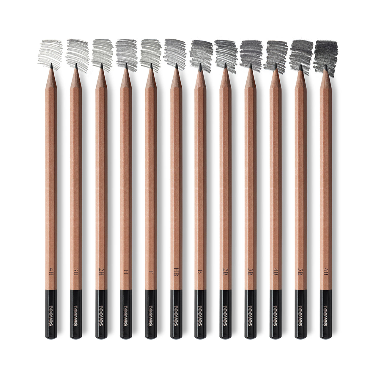 Sketching pencil set - 12 assorted shades