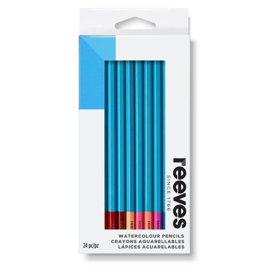 Watercolour Pencils - 24 assorted shades